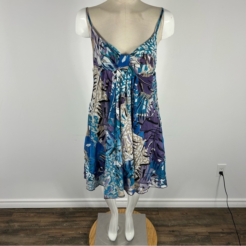 Floral Print Sleeveless Dress XS